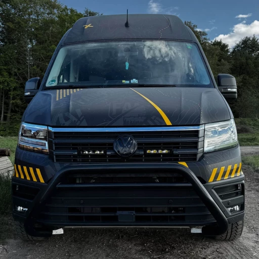 VW Crafter 2nd Gen Grand California LED Flat-X Headlights Grille Integration Kit | ECE certified