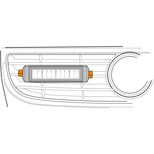 MB Sprinter W906 2009 -2013 LED Headlights Grille Integration Kit | Standard | ECE certified