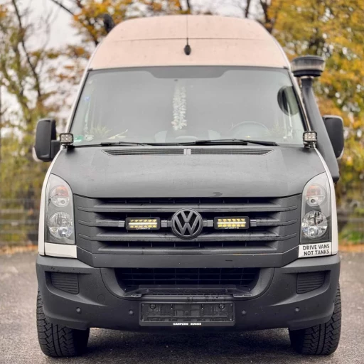 VW Crafter 1st Gen Facelift LED Headlights Grille Integration Kit | Standard | ECE certified