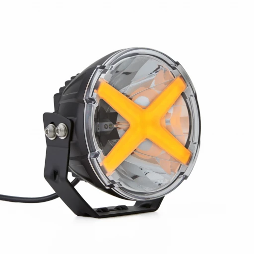 LED High Beam 7 inch X-Type Headlights with Positioning | ECE certified