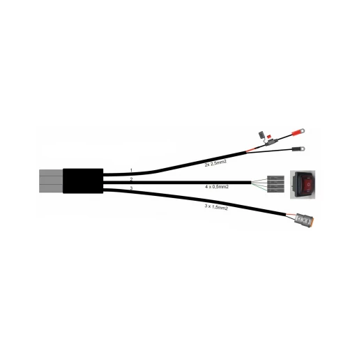 LED Cable Set for 1x X-Type Spotlight